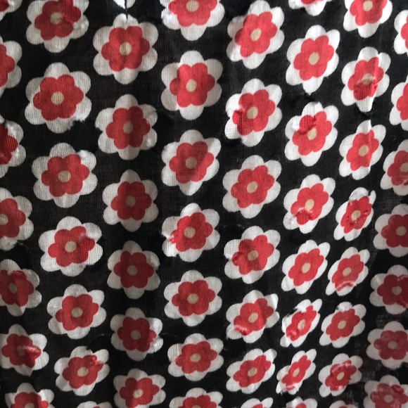 Max Studio SS floral top M empire waist - Picture 7 of 8